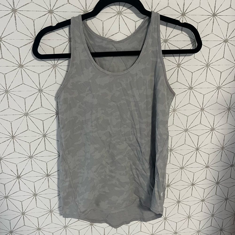 Lululemon Camo Singlet Gray